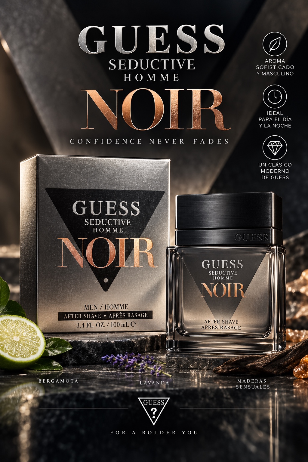 Guess Seductive Homme Noir