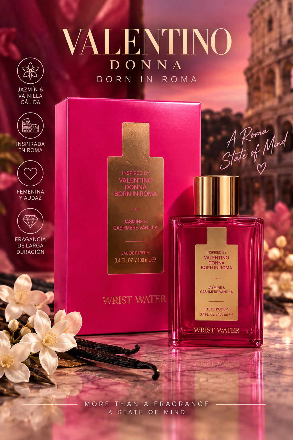 Wrist Water – Inspired by Donna Born in Roma